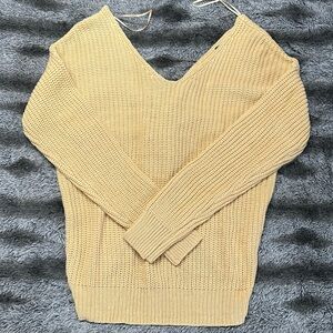 Twist Back Sweater